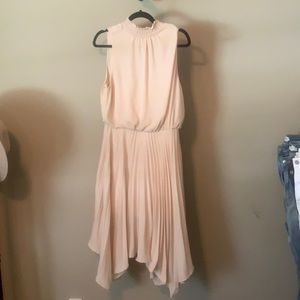 Midi Dress; pale pink. WORN ONCE